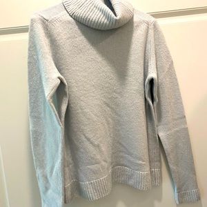 J.Crew wool blue turtleneck sweater, size M